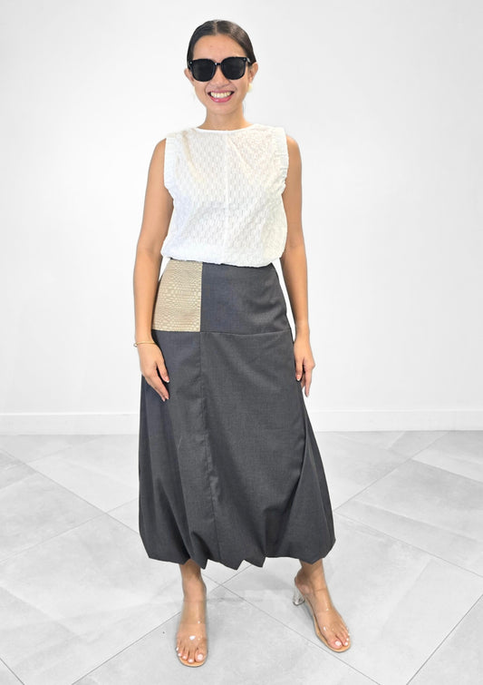 Tracy Ethnic Semi-bubble Skirt
