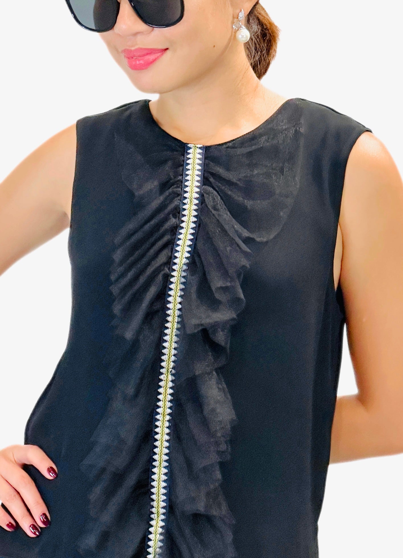 Aurora Ethnic Sleeveless Top