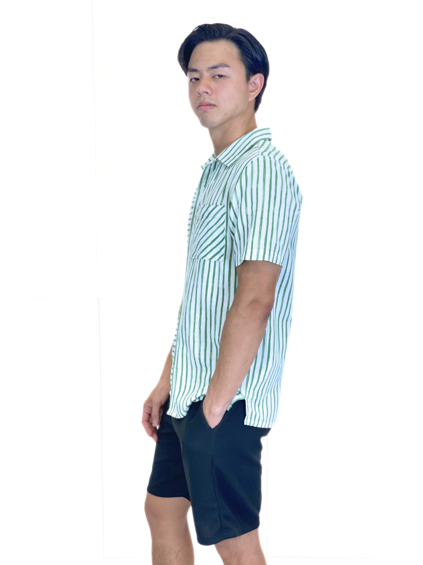 Scott Stripes Polo Top (Unisex)