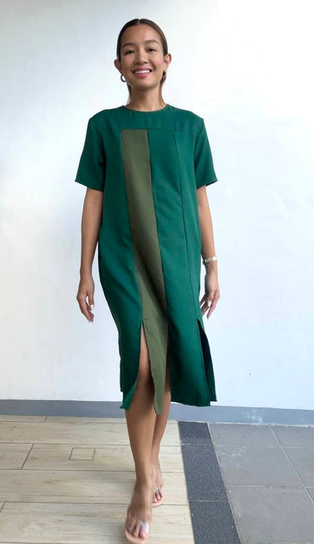 Mitch Sleeve Dress (Sash Included)