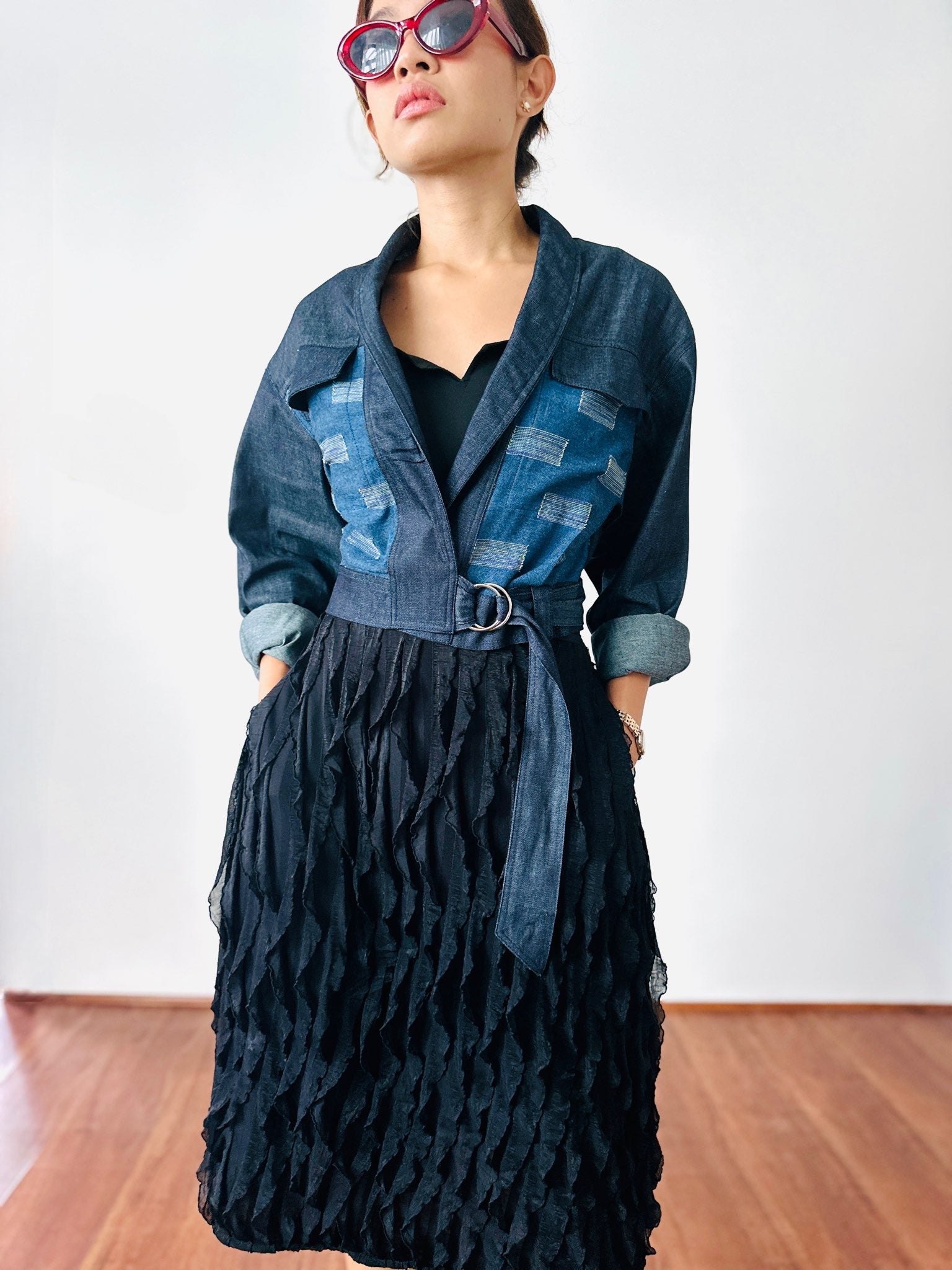 Juliana Ethnic Denim Jacket