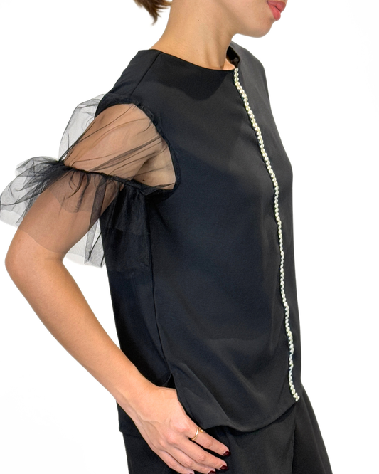 Aurora (Plus Size) Ethnic Sleeve Top