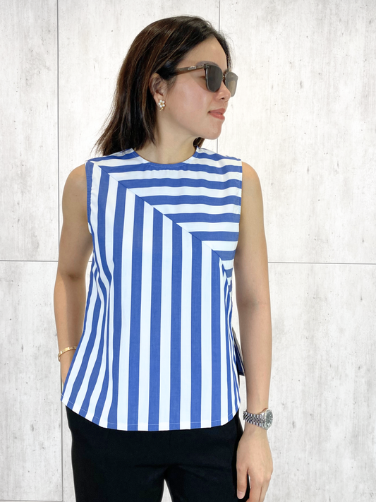 Claudine Nautical Top