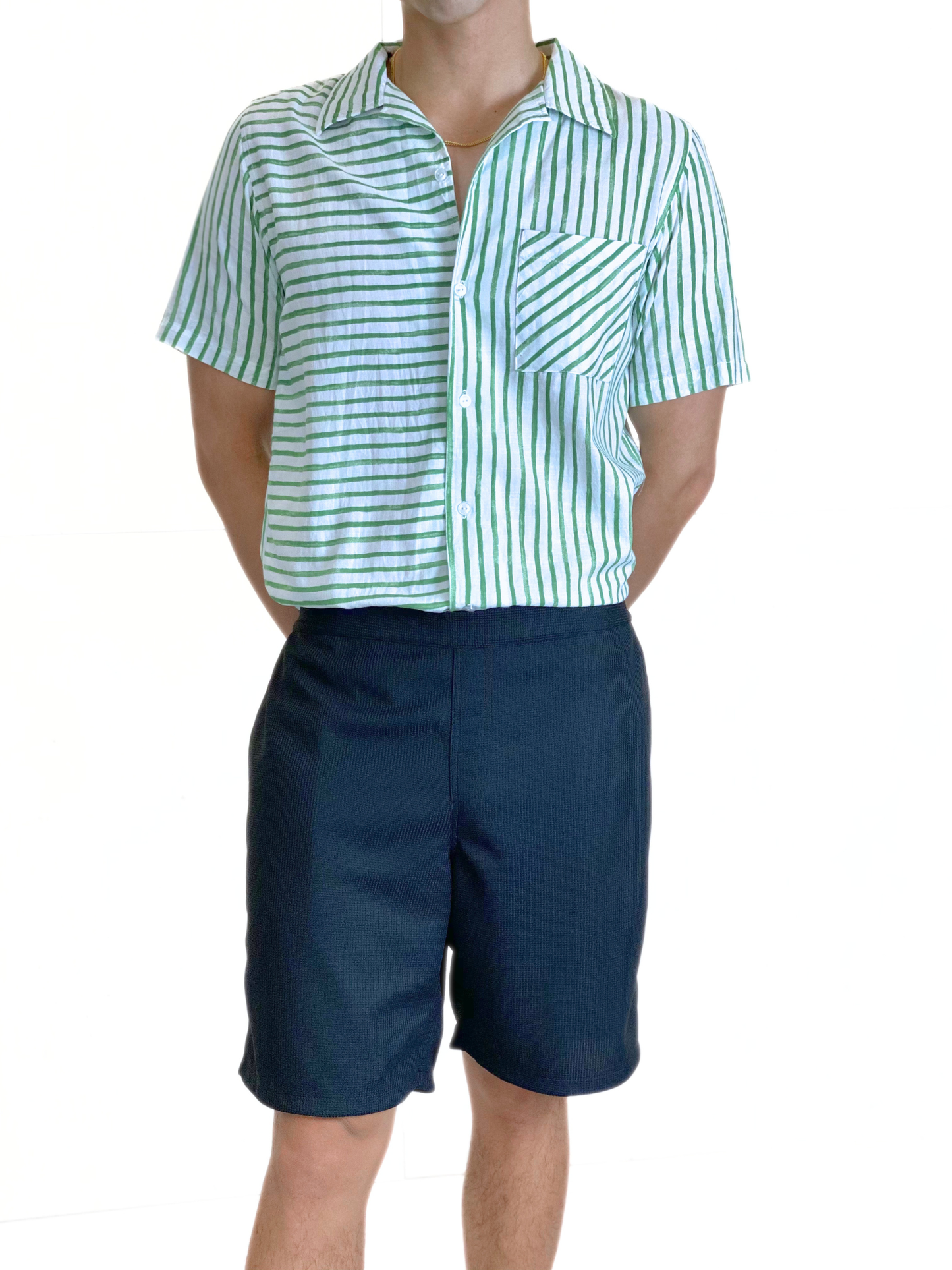 Scott Stripes Polo Top (Unisex)