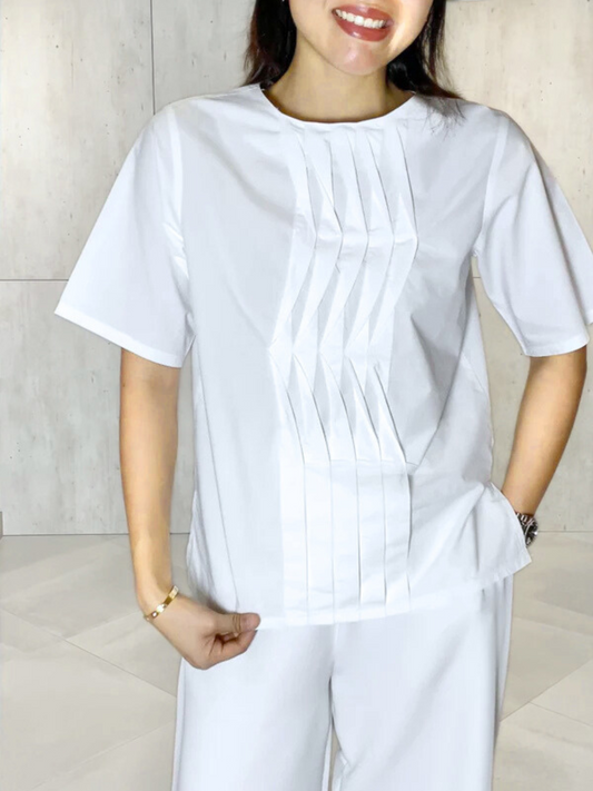 Nelly Pleated Top