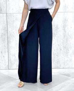 Finley (Plus Size) Overlap Accent Pants