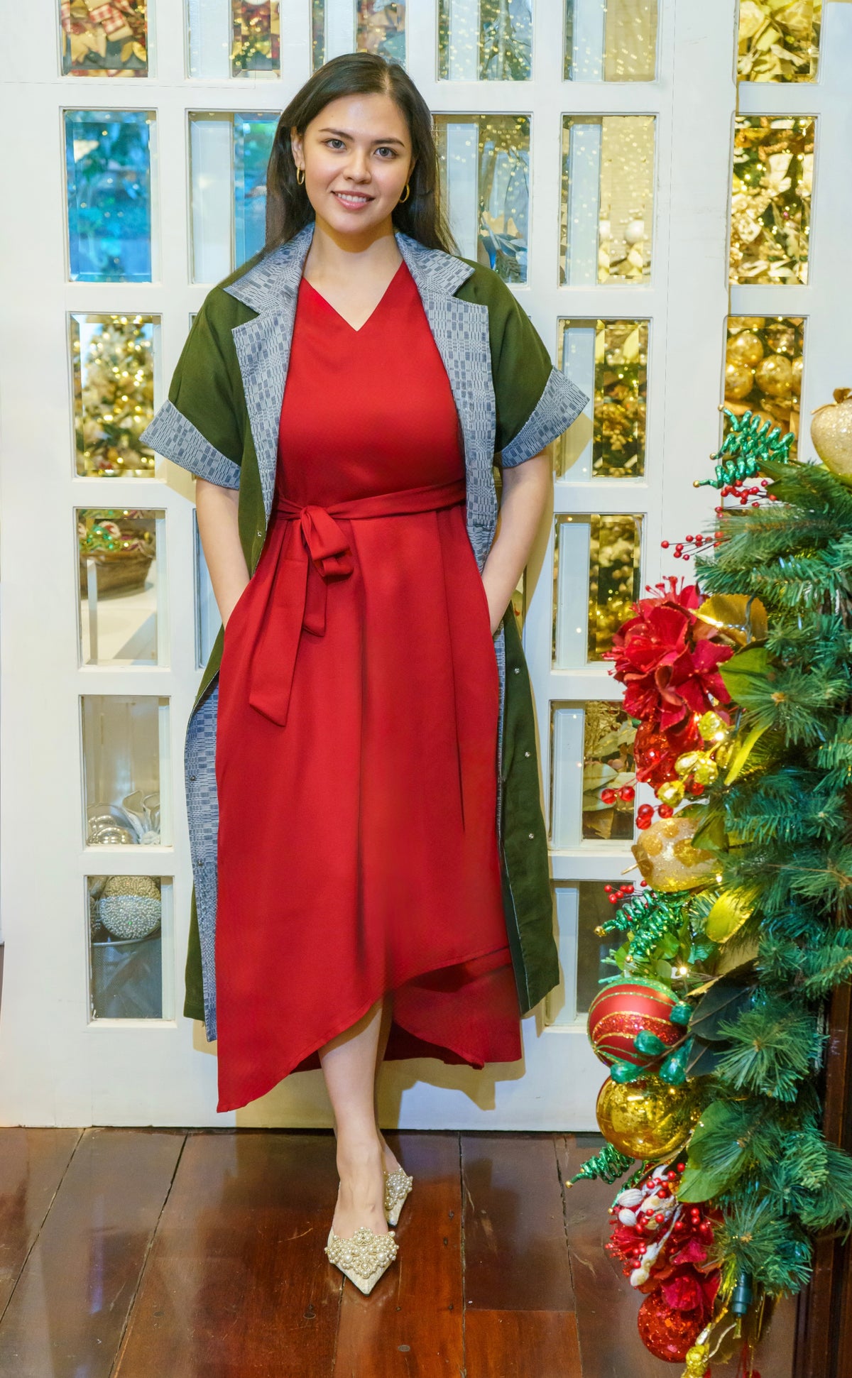 Lana Multi-wear Ethnic Trench Dress