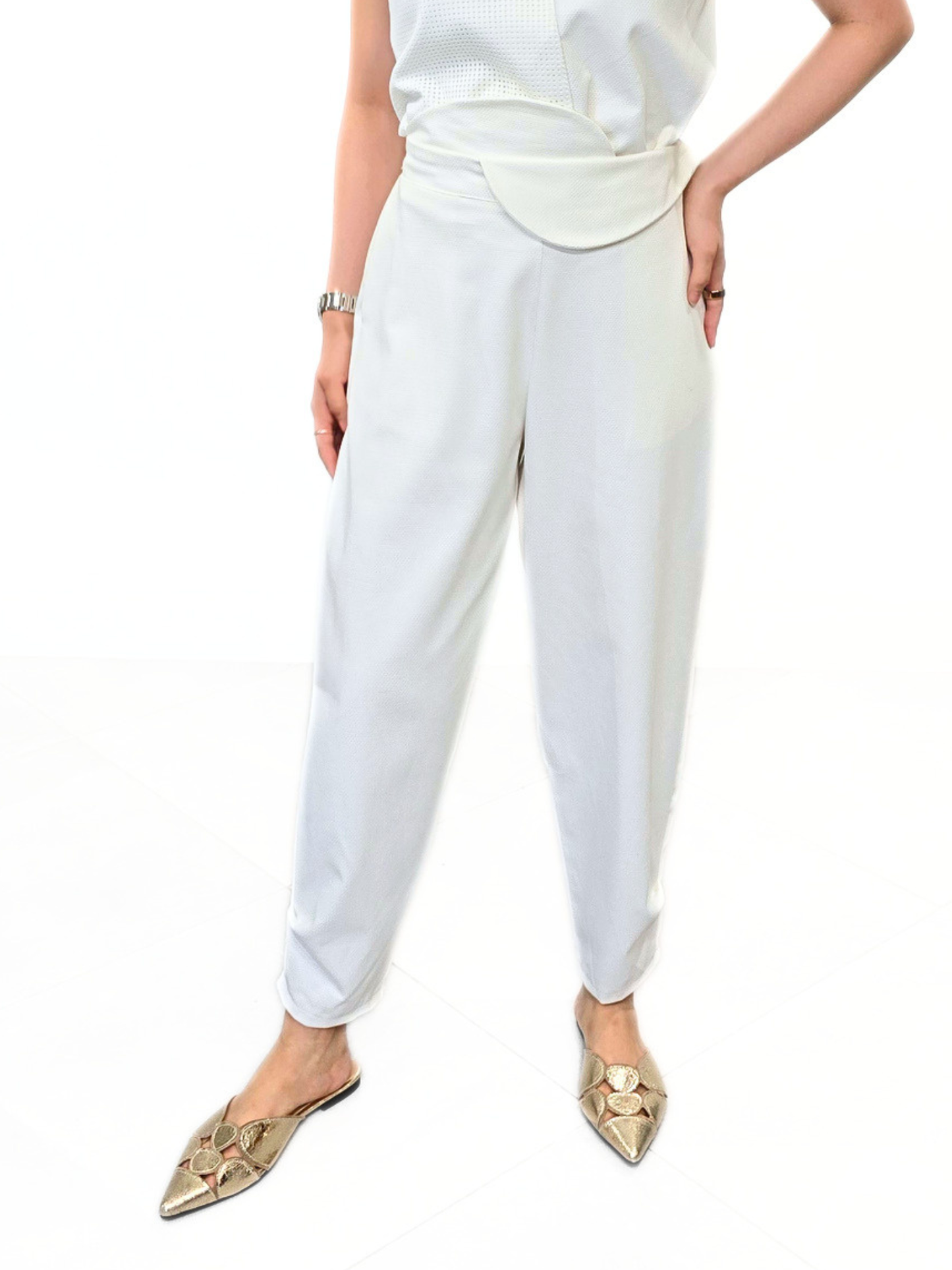 Half Moon Architectural Pants