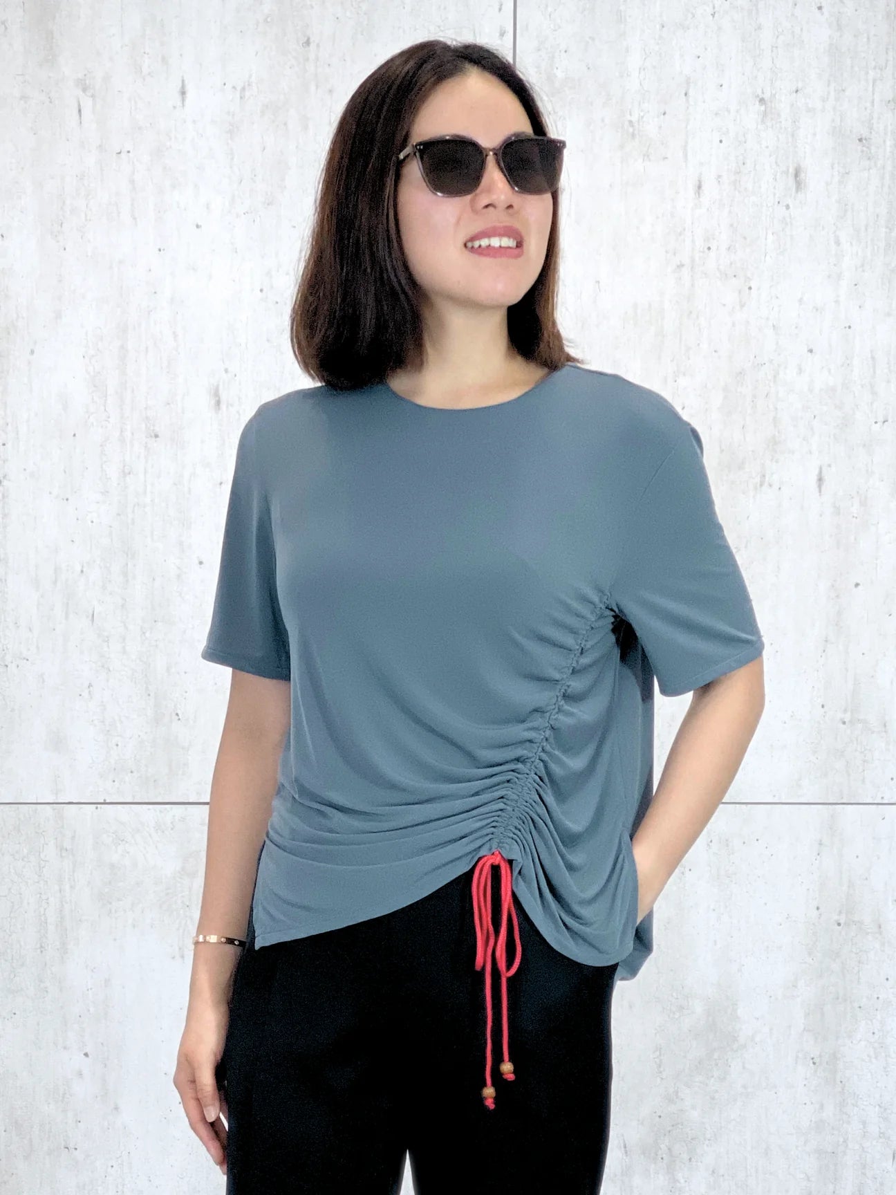 Ritz (Plus Size) String Accent Top