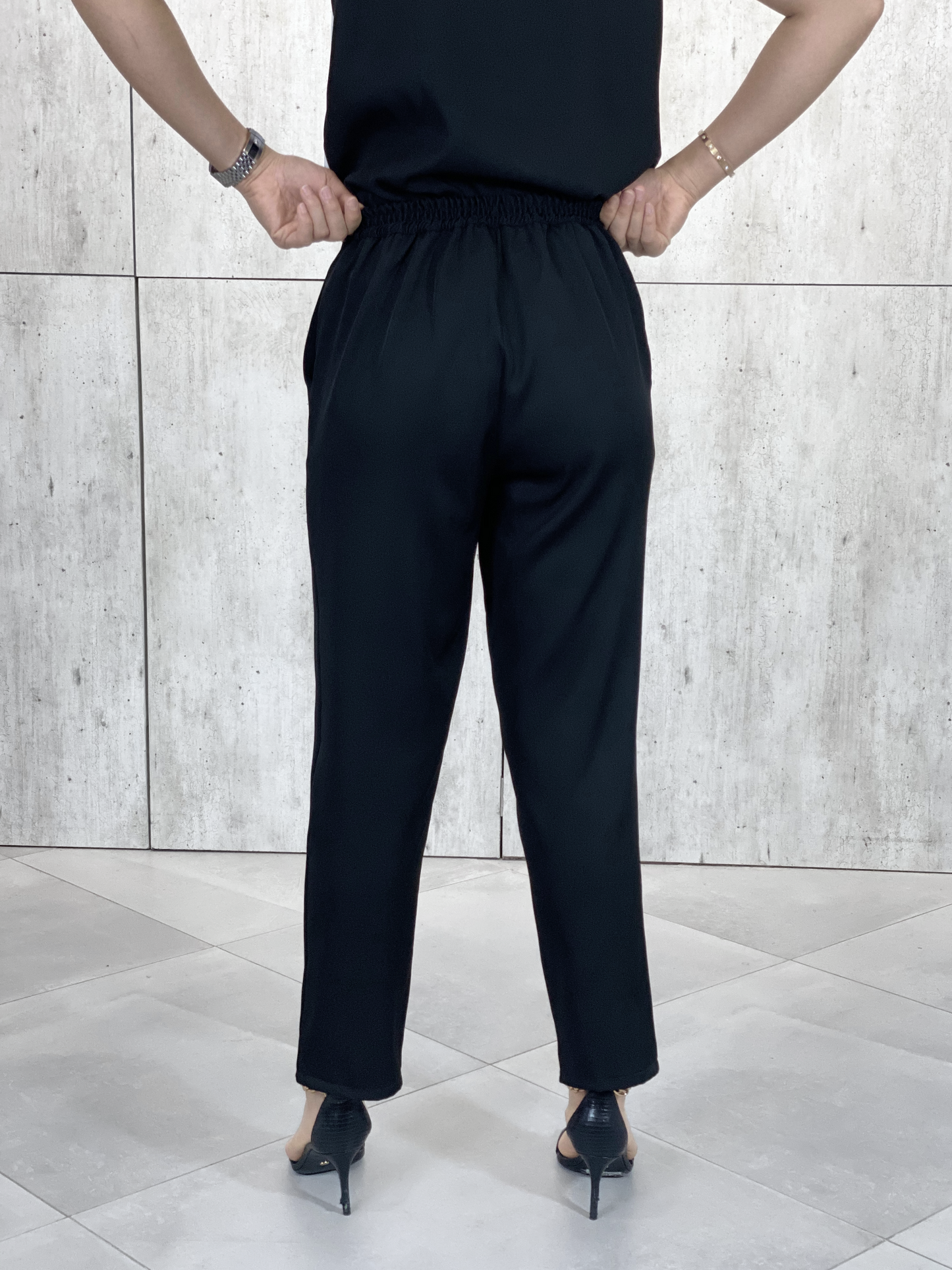 Lima (Plus Size) Uneven Hemline Pants