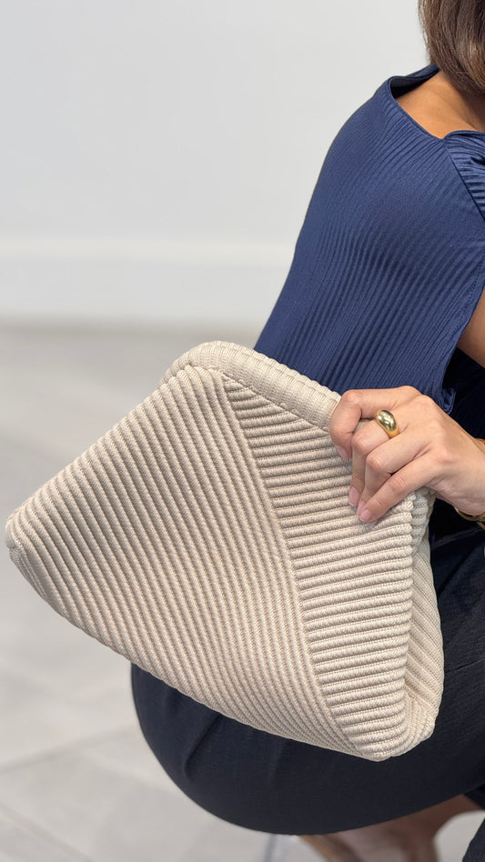 Giana Corduroy Clutch (with sling strap)