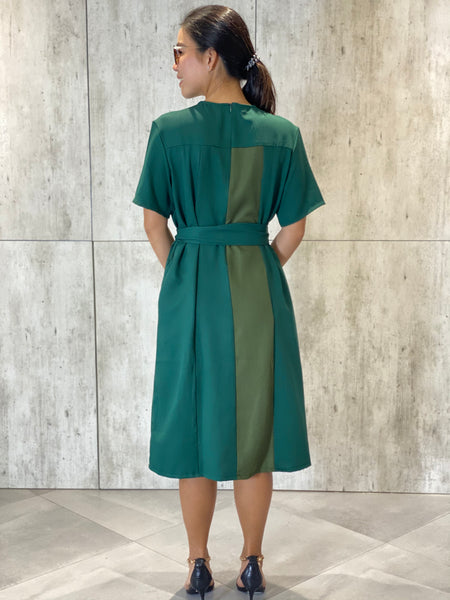 Mitch Sleeve Dress (Sash Included)