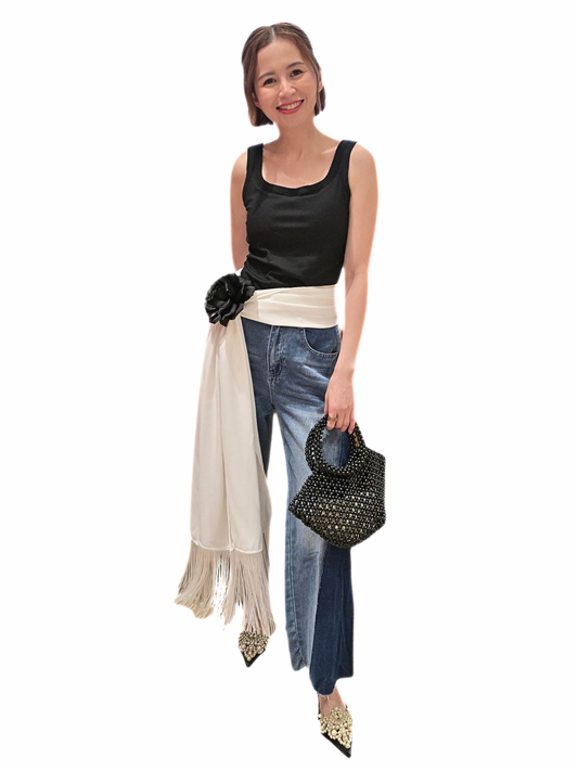 Multi-way Tassel Scarf