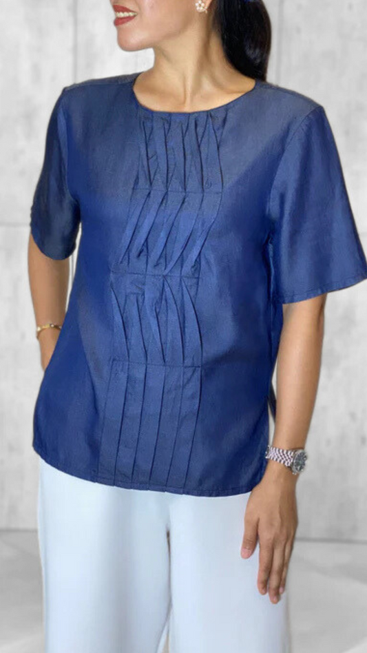 Nelly Pleated Top