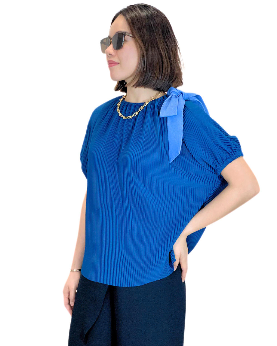 Finley Ribbon Accent Top