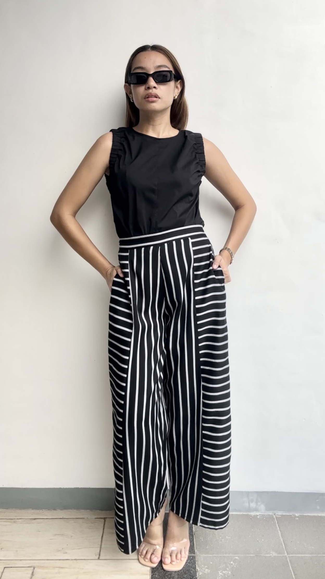 Eliza Elasticized Accent Top