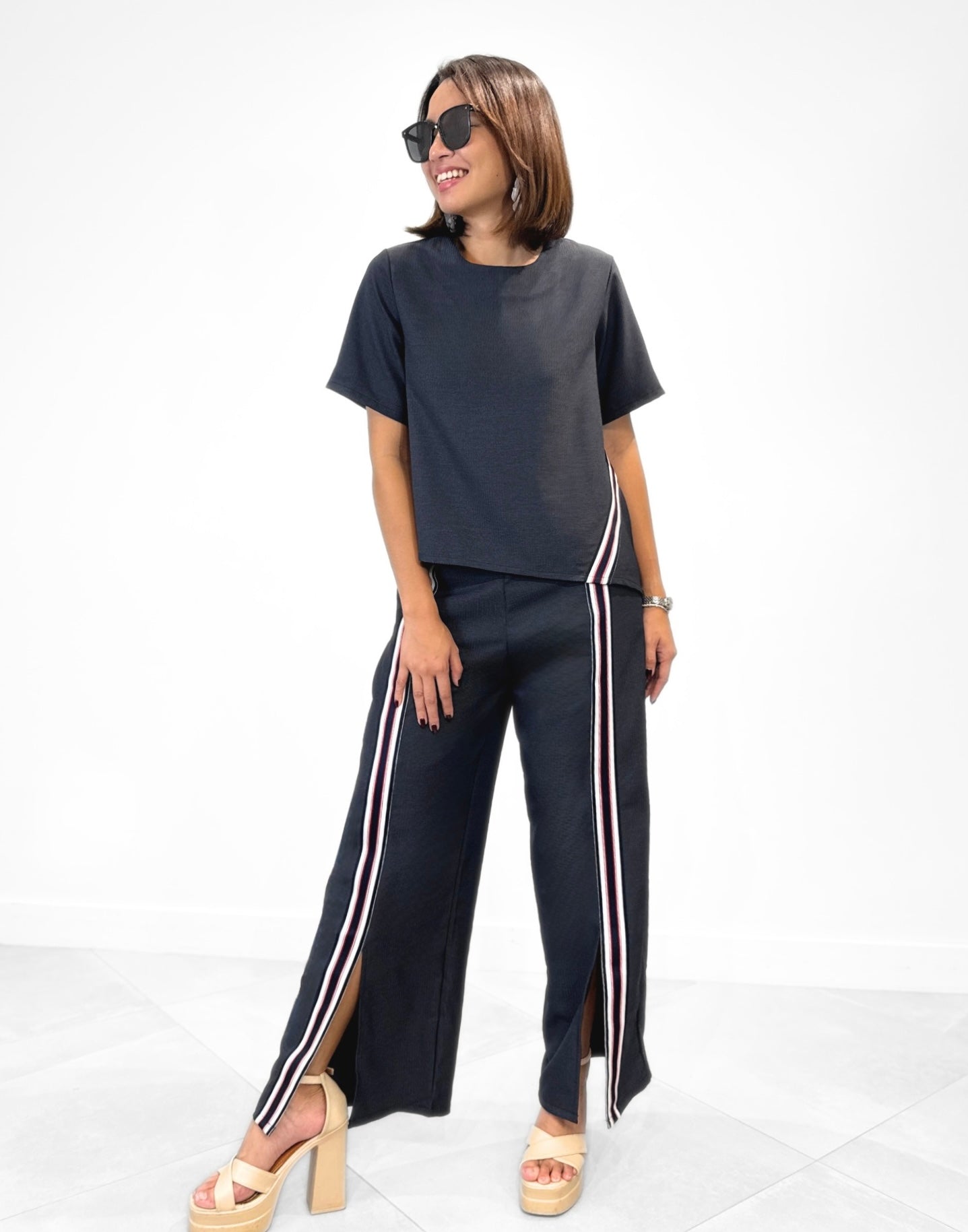 Charlie (Plus Size) Stripes Co-ords