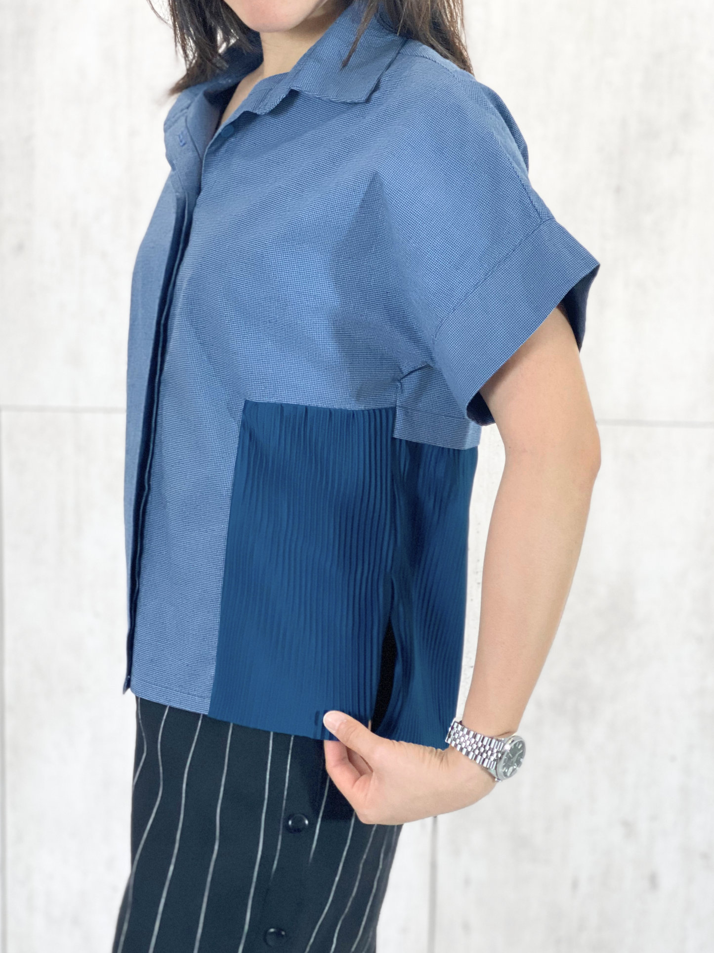 Sofia Pleated Top