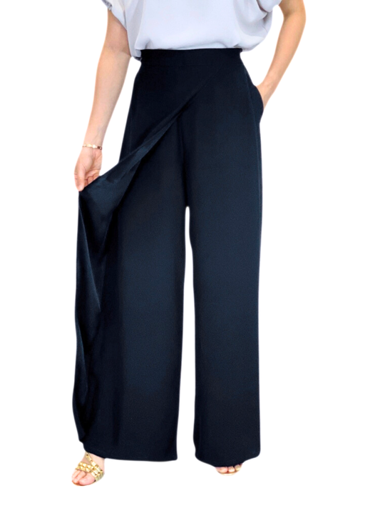 Finley (Plus Size) Overlap Accent Pants