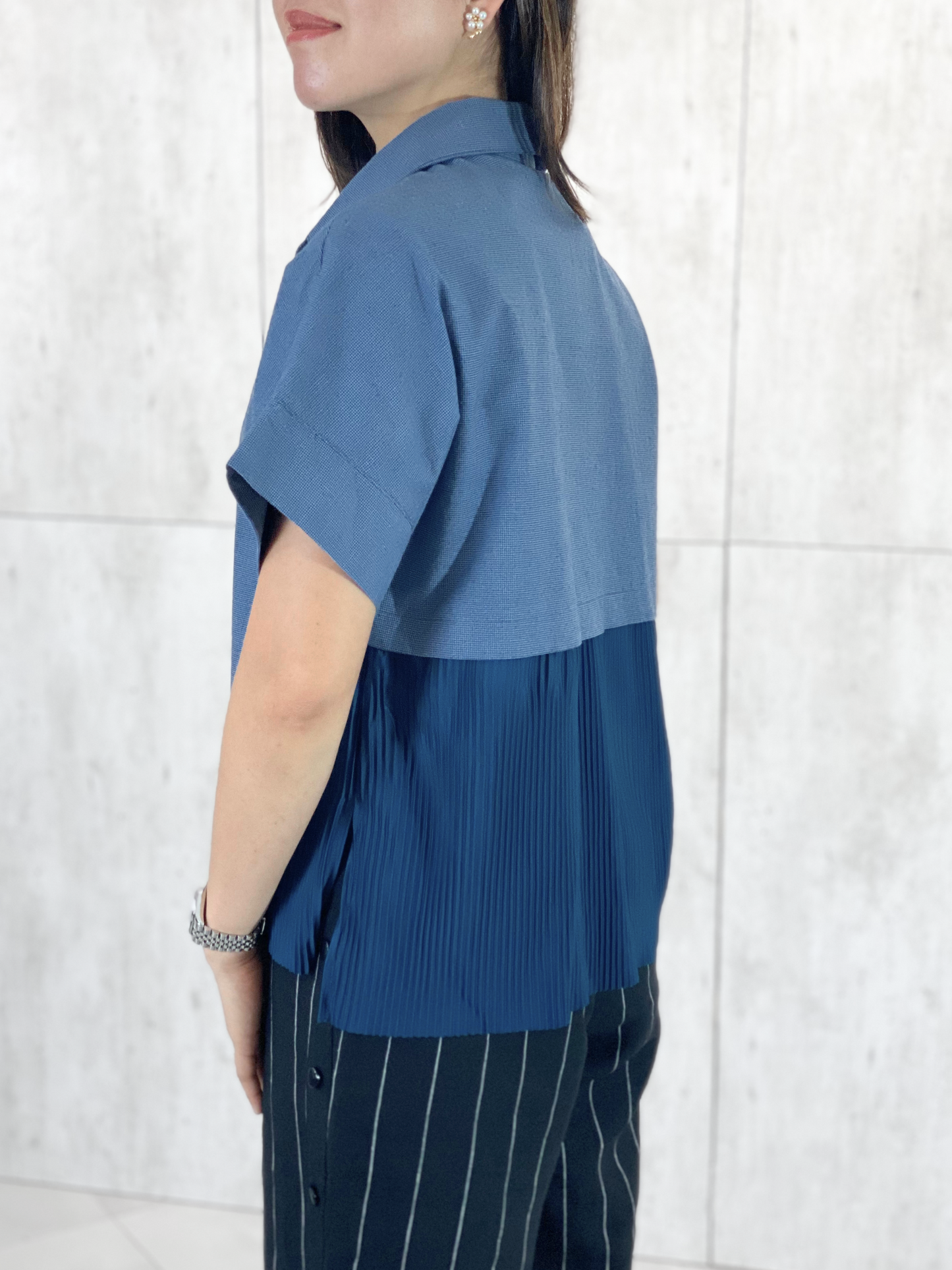 Sofia Pleated Top