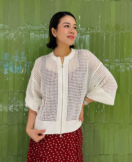 Lia (Plus Size) Mesh Jacket
