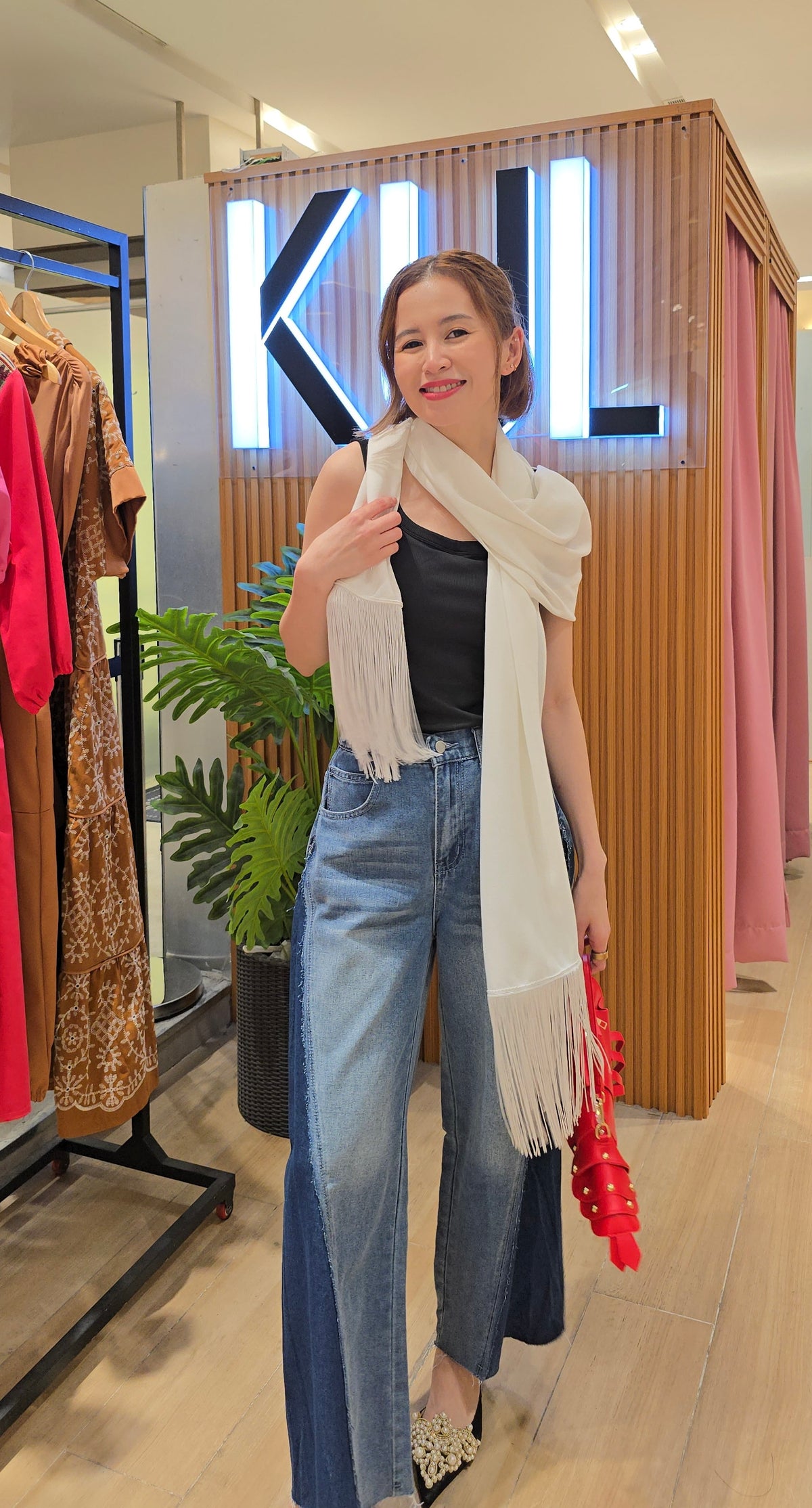 Multi-way Tassel Scarf