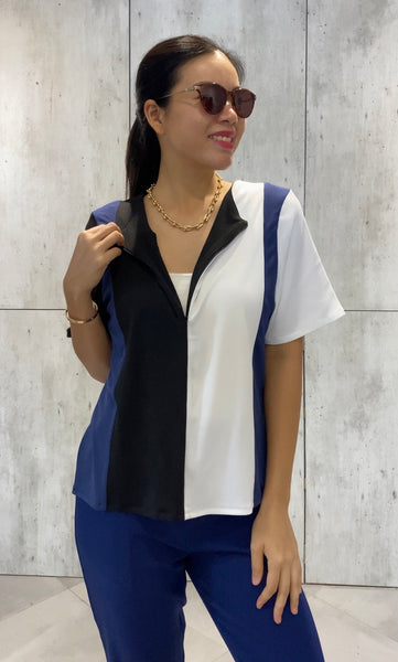 Lilian (Plus Size) Panel Top