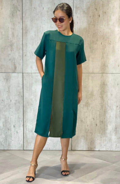Mitch Sleeve Dress (Sash Included)