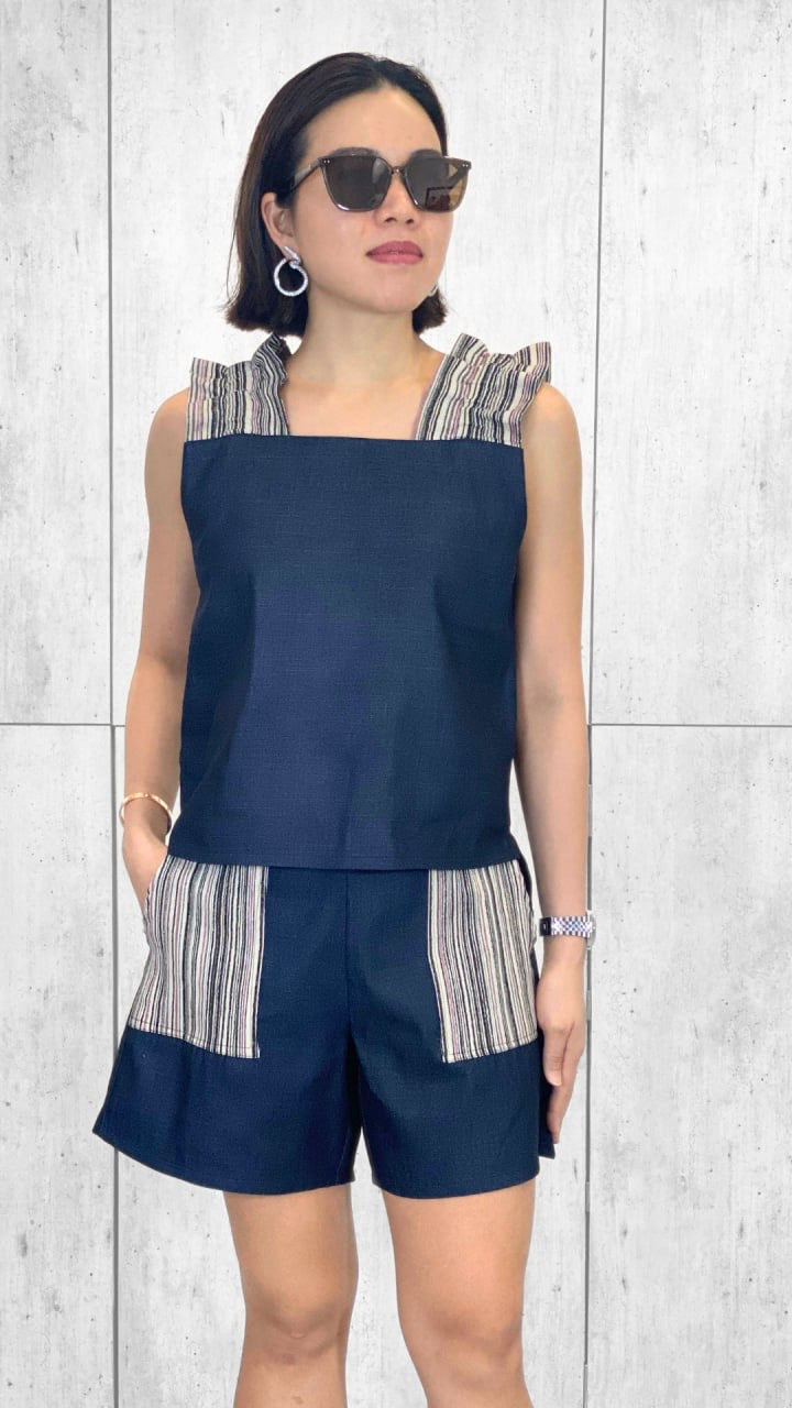 Mia Ethnic Mid-Length Shorts