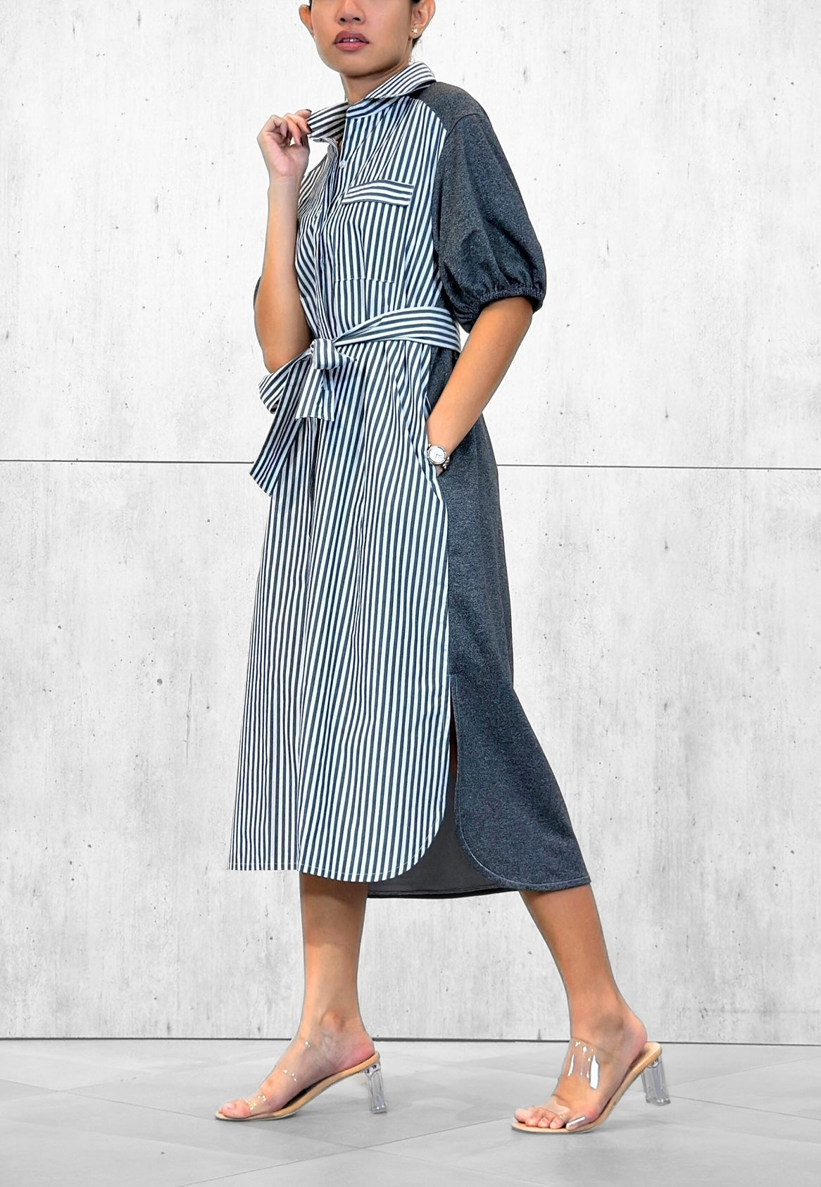 Ivie (Plus Size) Combi Shirt Dress