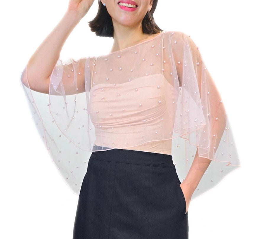Pearl Overlay Top