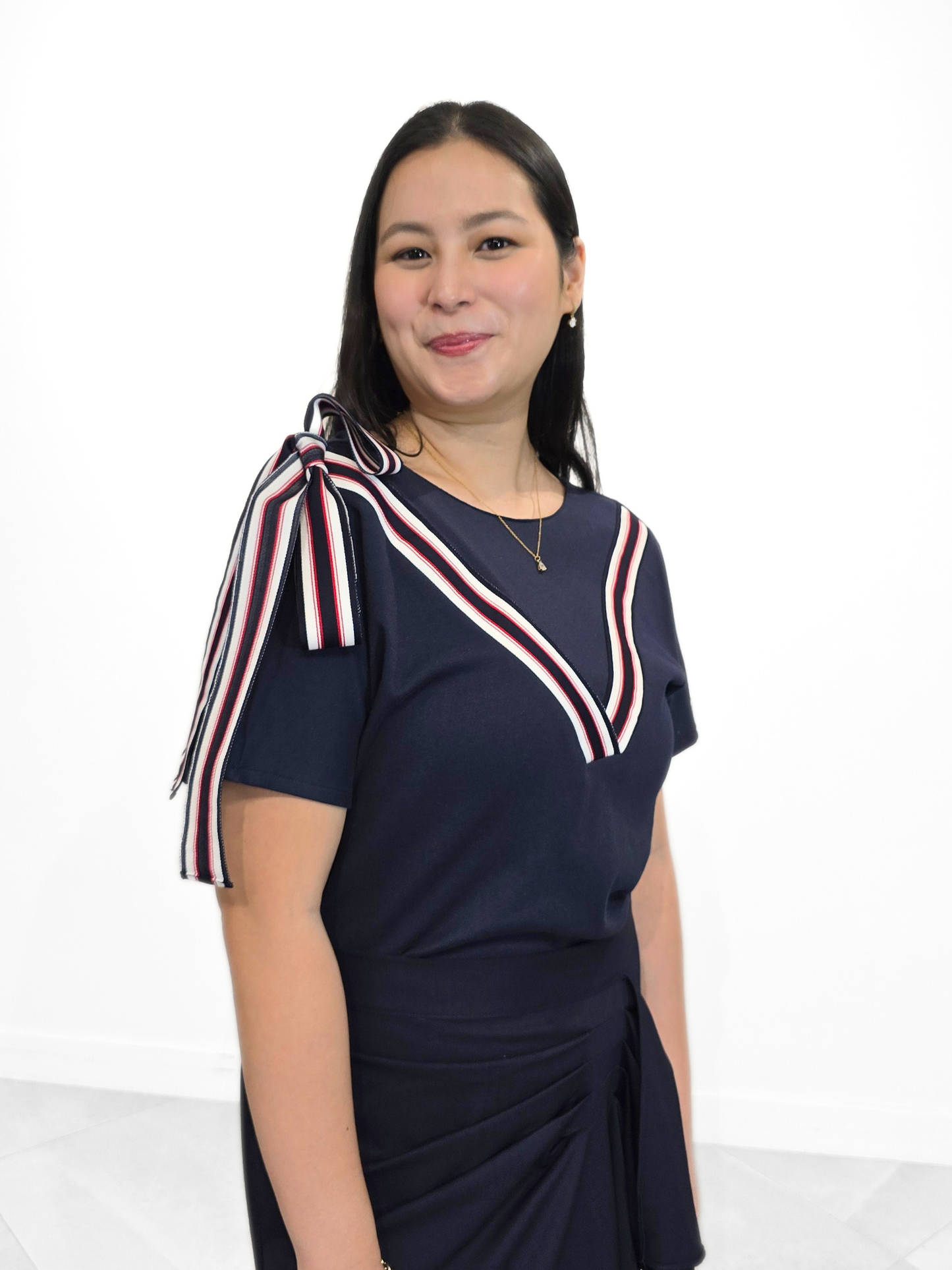 Natalia Varsity Stripes Top