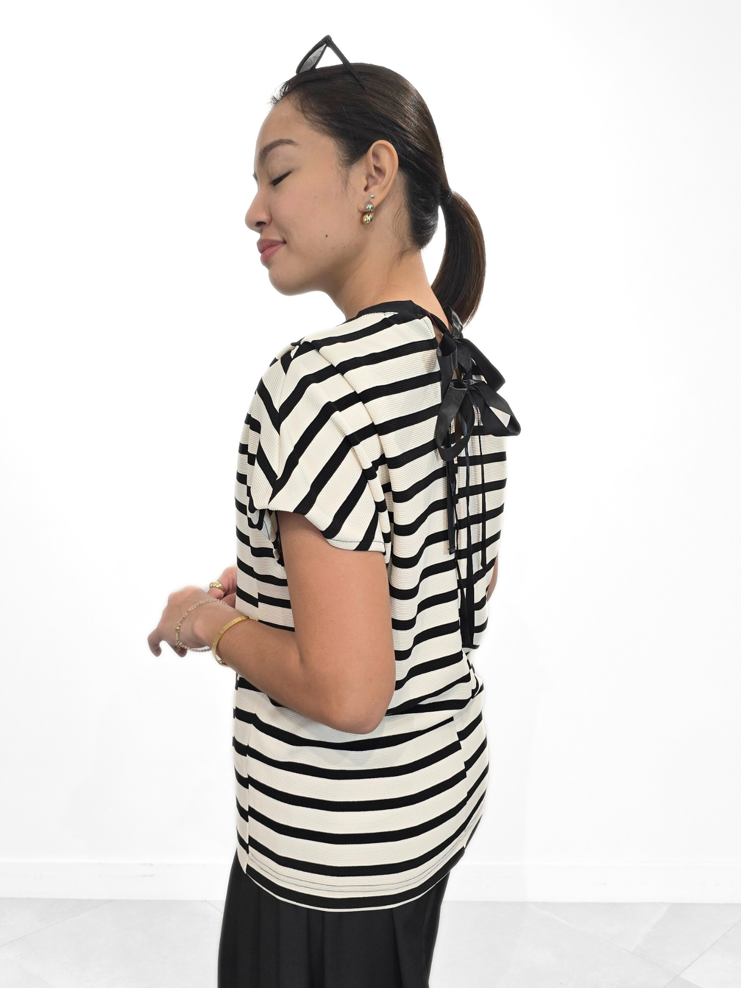 Maritime Reversible Ribbon Top