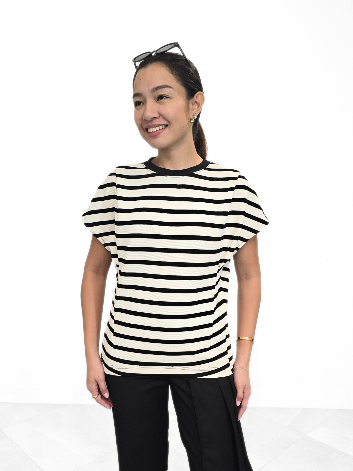 Maritime Reversible Ribbon Top