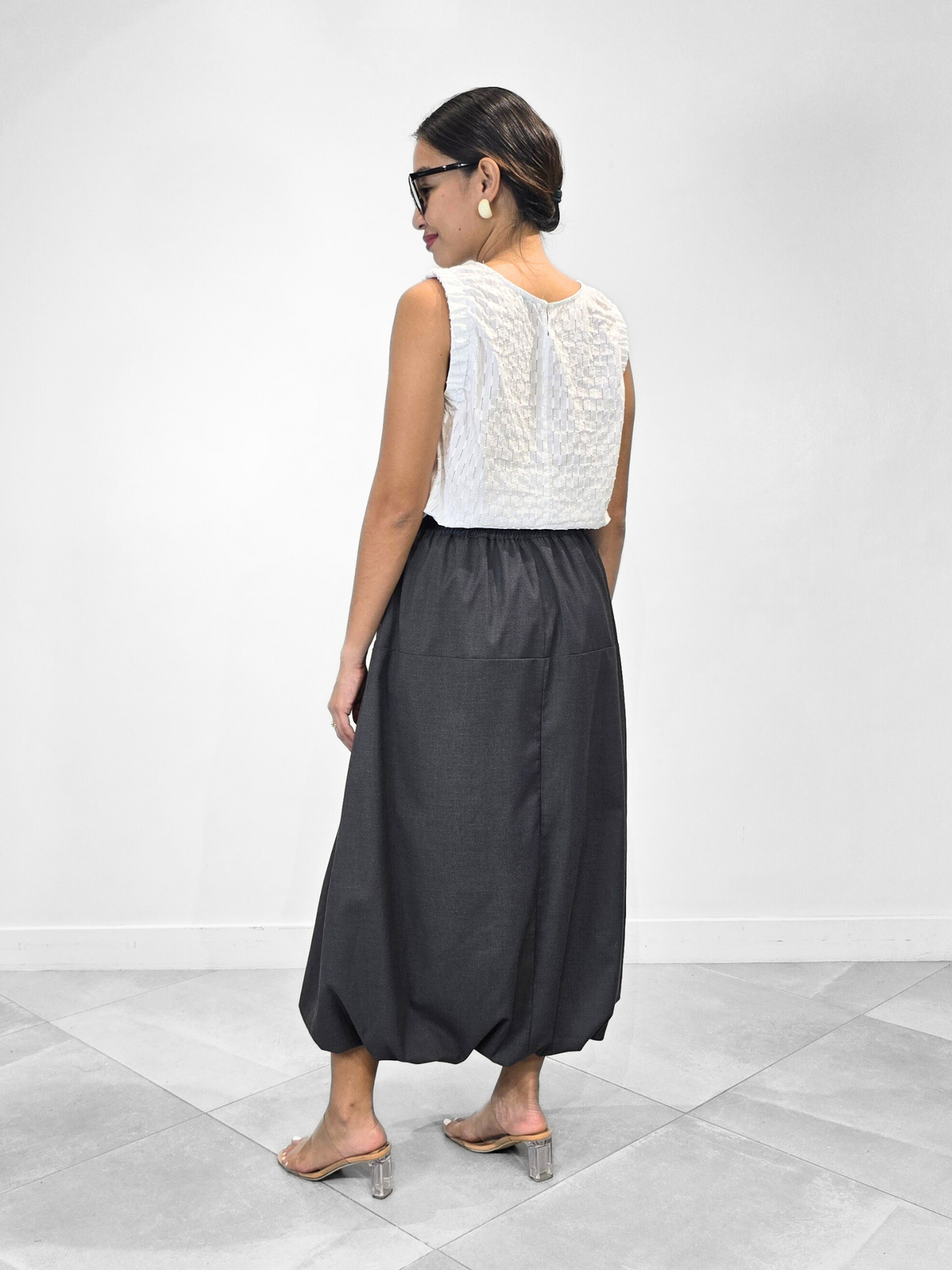 Tracy (Plus Size) Ethnic Semi-bubble Skirt
