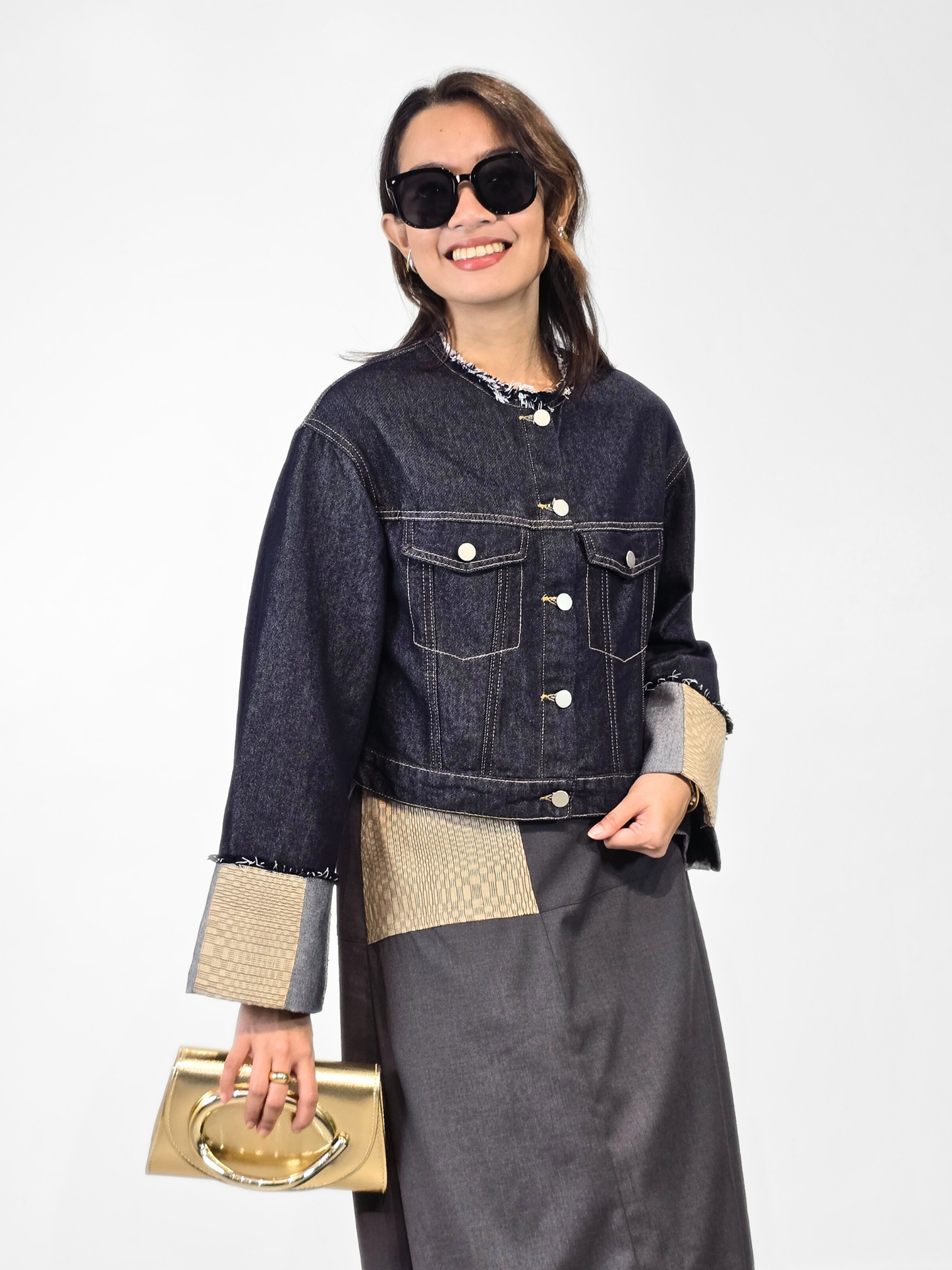 Clarrise Clutch Bag (with sling strap)