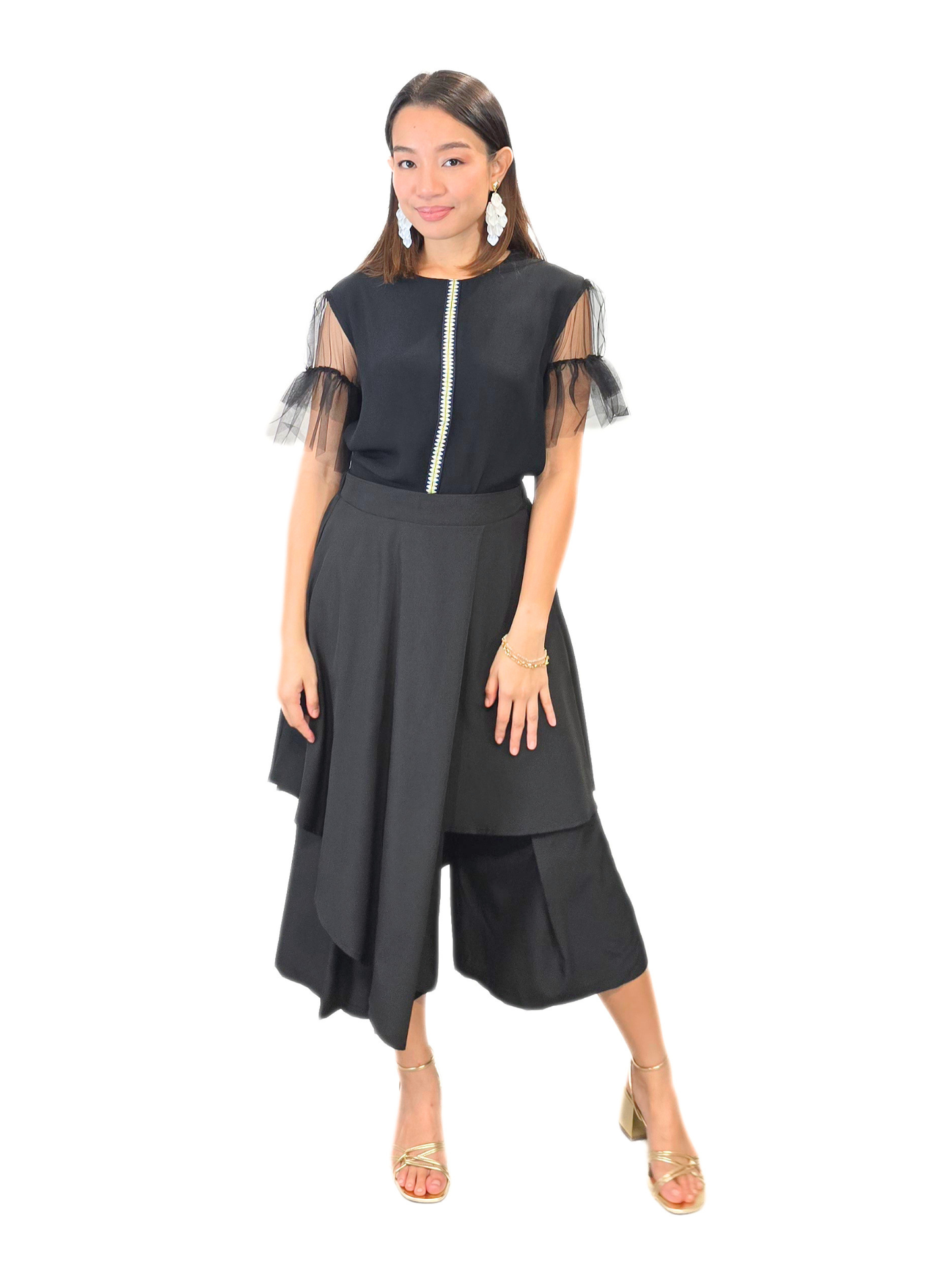 Aurora (Plus Size) Ethnic Sleeve Top