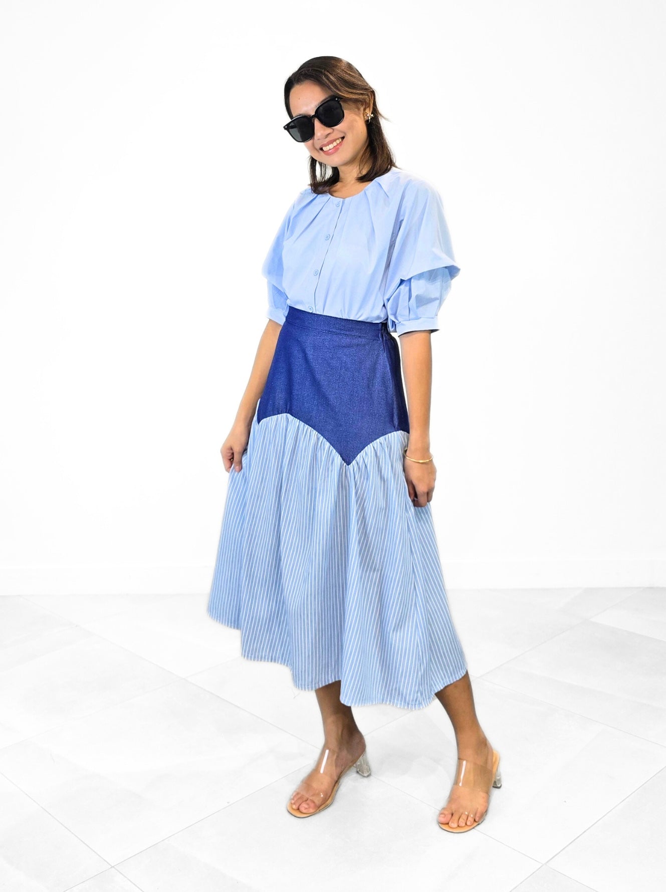 Lizzy Stripes Skirt