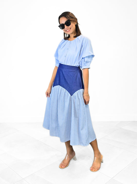 Lizzy Stripes Skirt