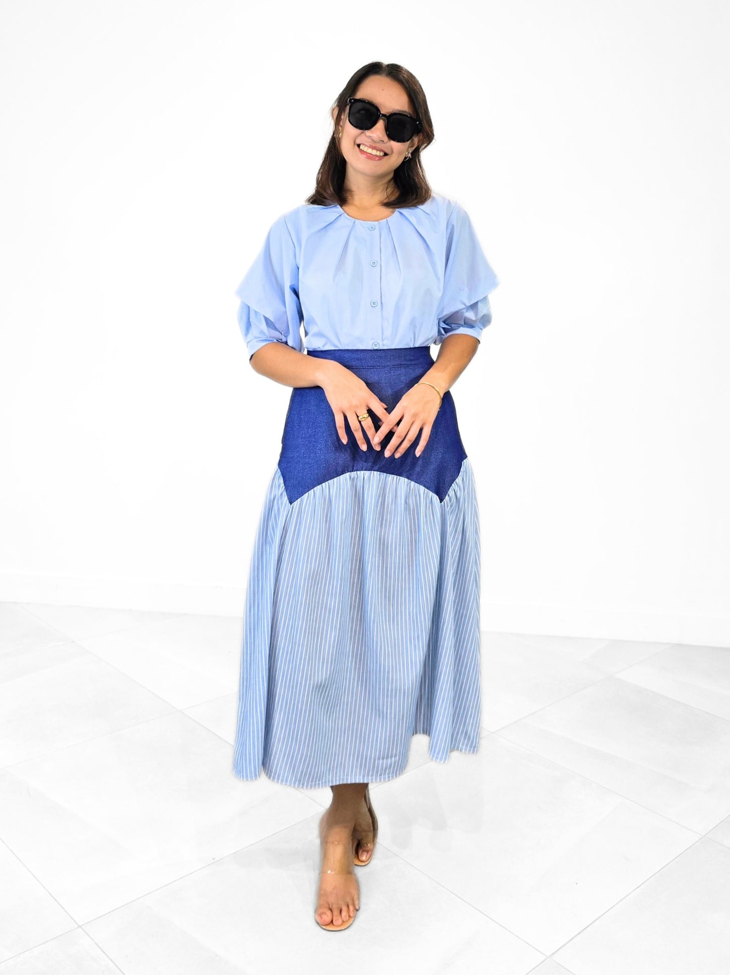 Lizzy Stripes Skirt
