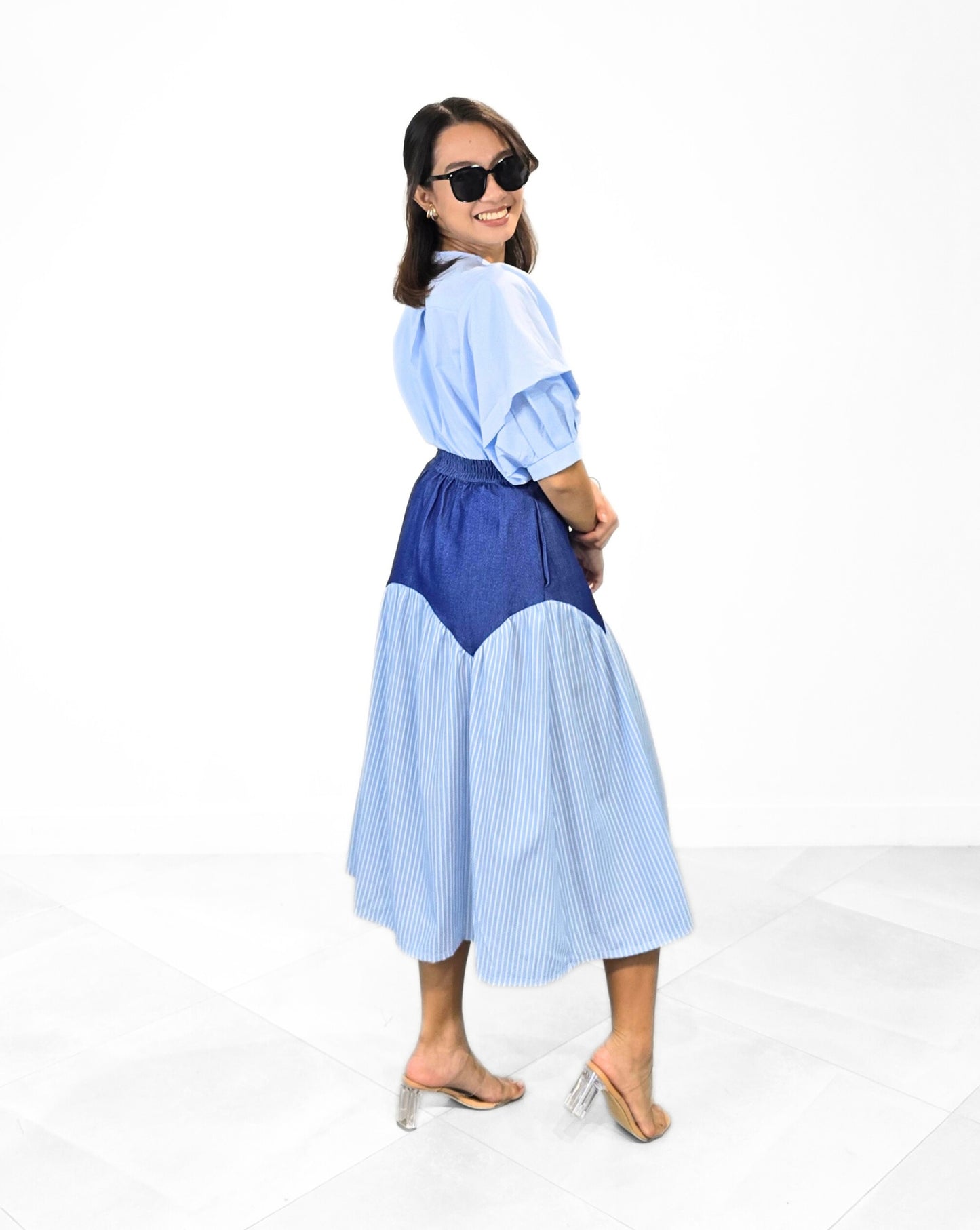 Lizzy Stripes Skirt
