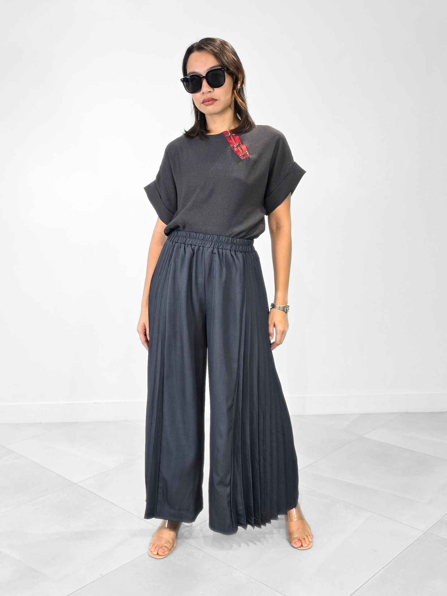 Lexie (Plus Size) Pleated Pants