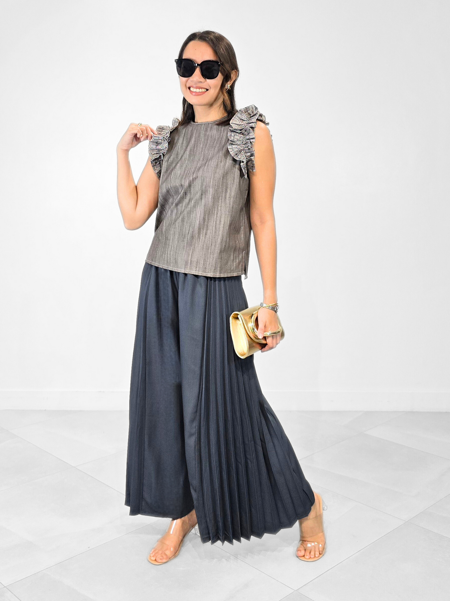 Lexie (Plus Size) Pleated Pants