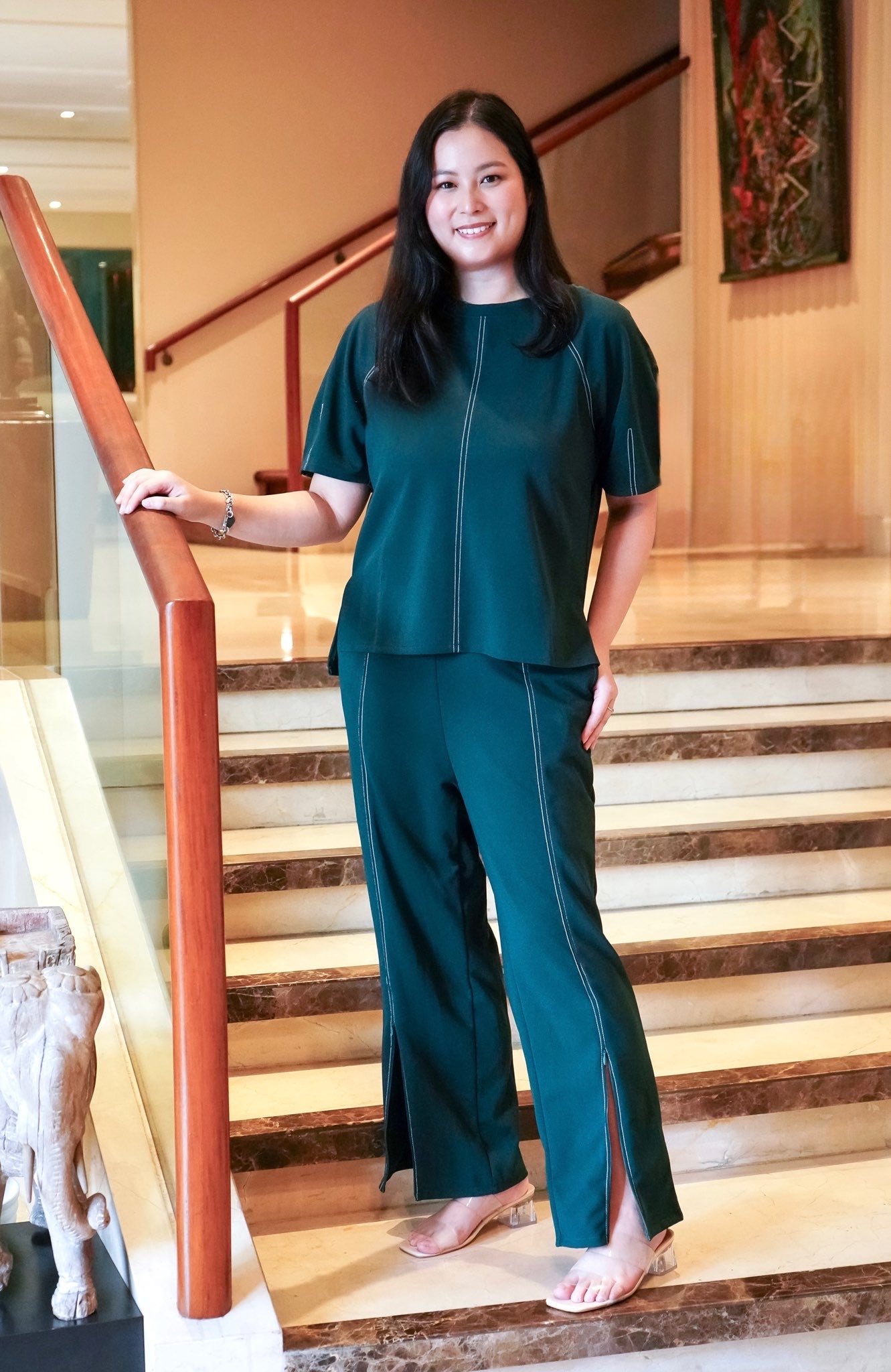 Inessa (Plus Size) Stitched Co-ords