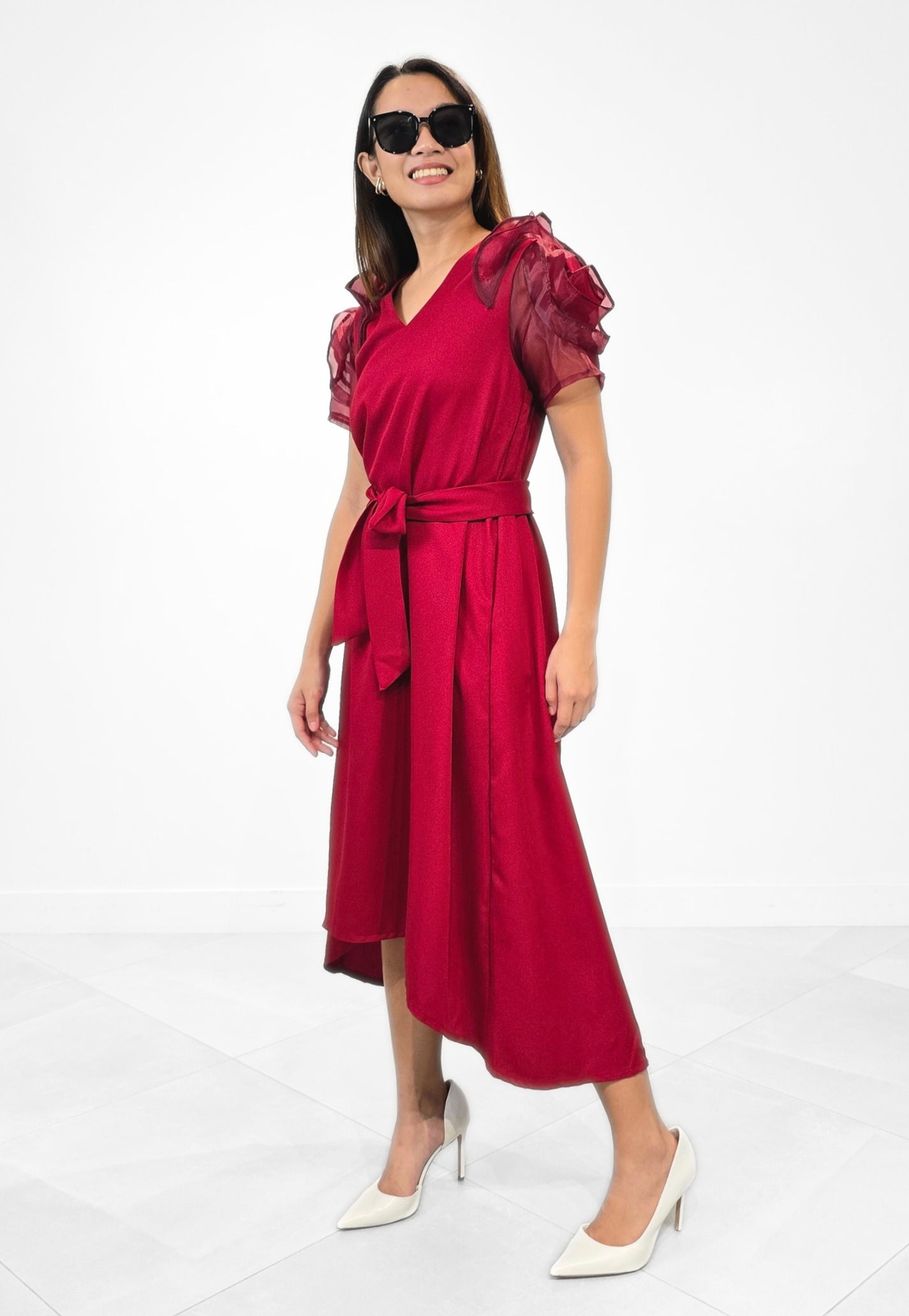 Carmen High-Low Dress