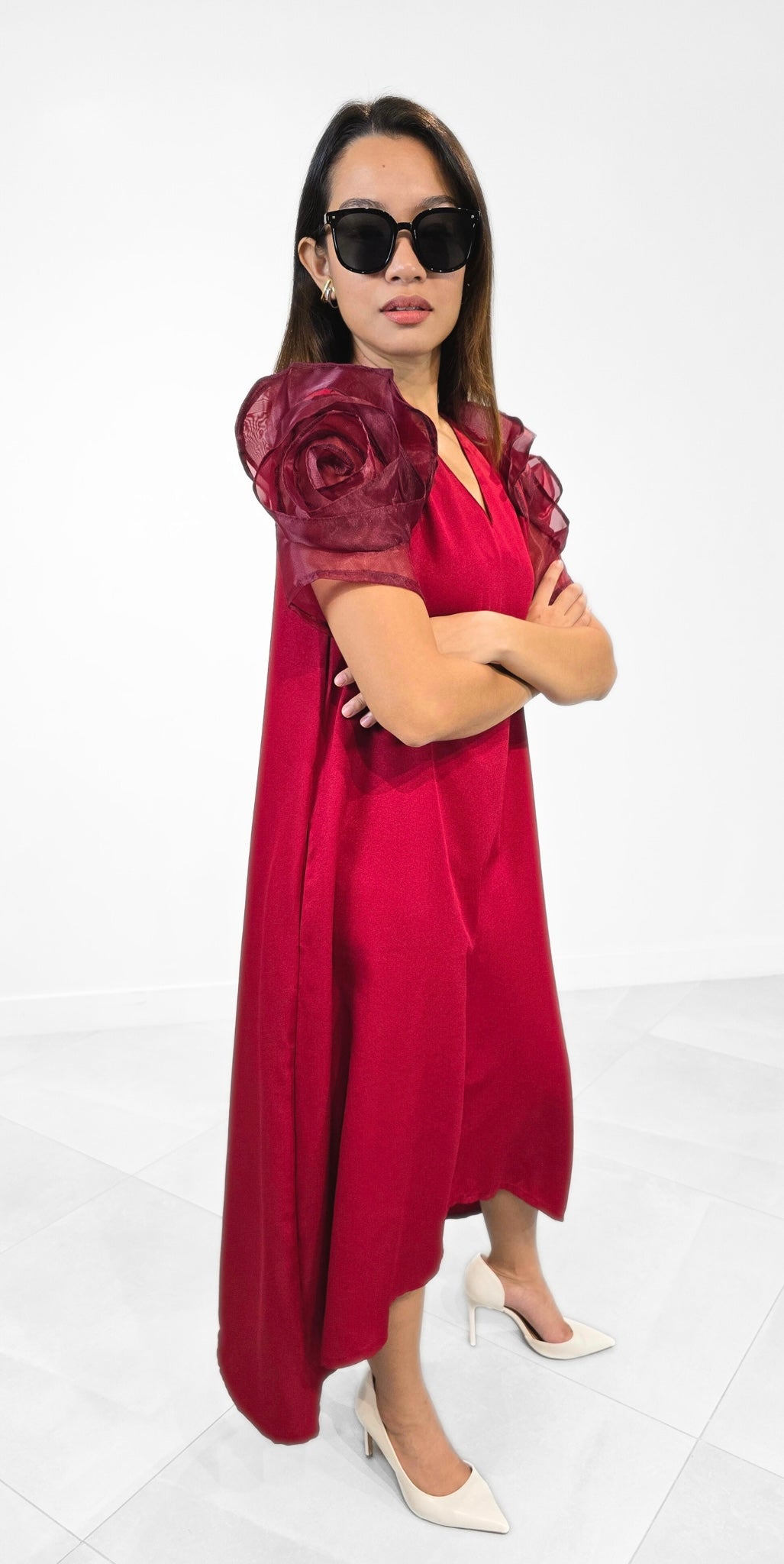 Carmen High-Low Dress