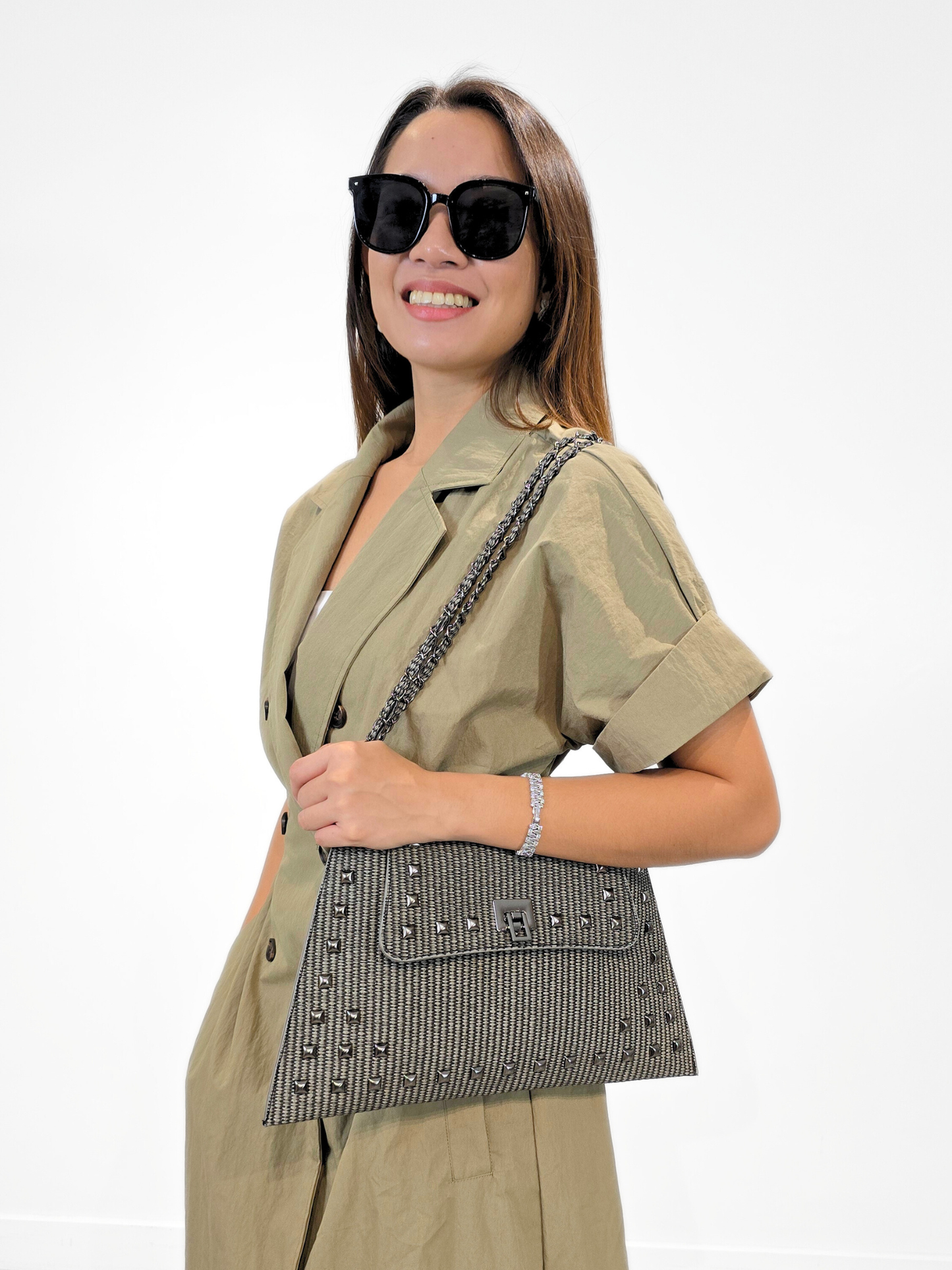 Blake Stud Bag (with chain strap)