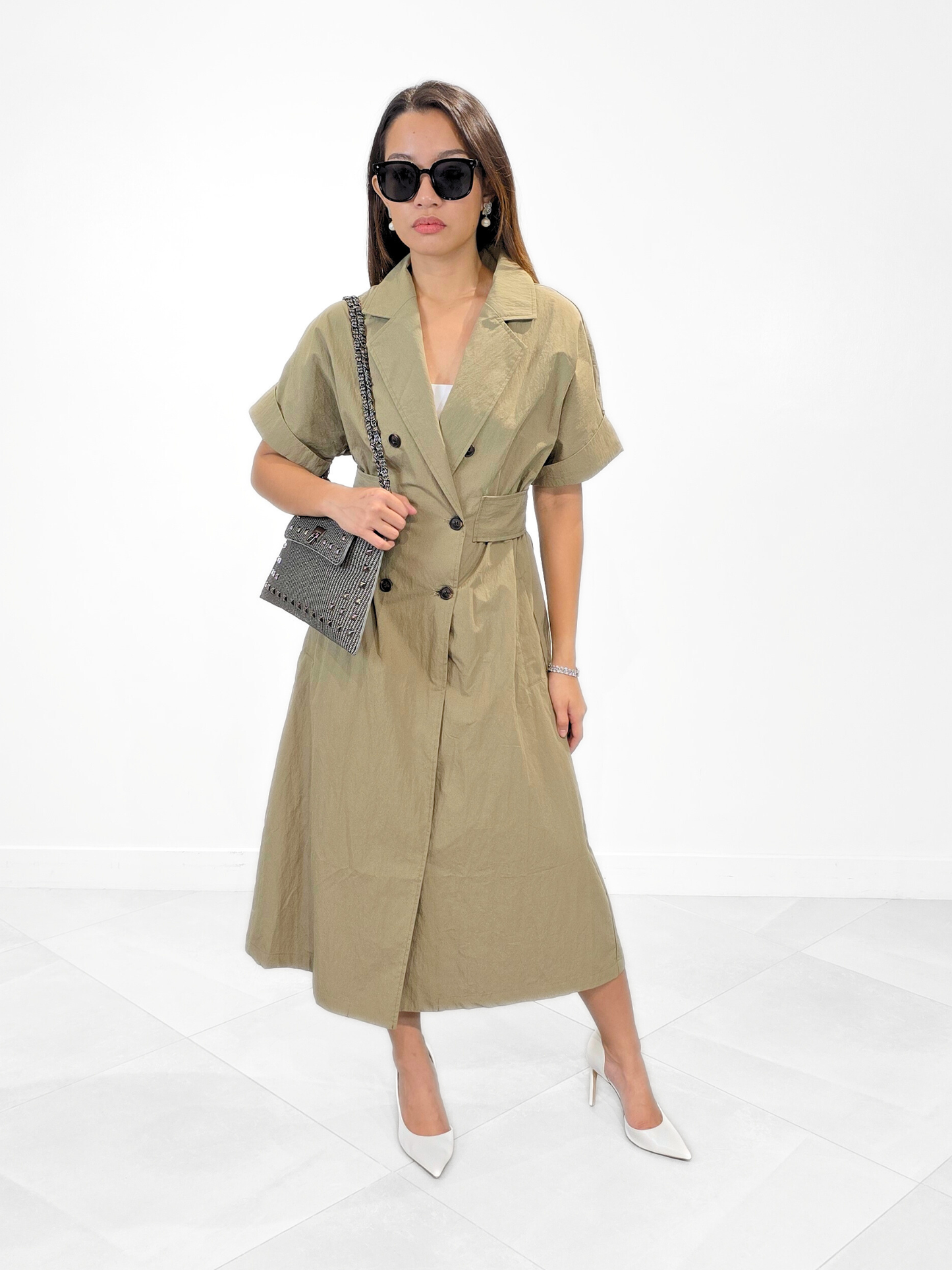 Lana Safari Trench Dress