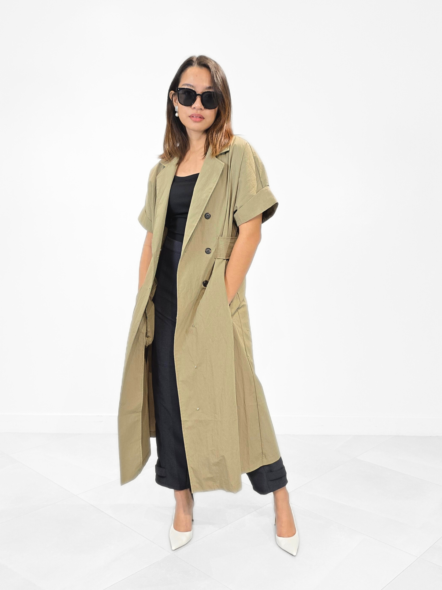 Lana Safari Trench Dress