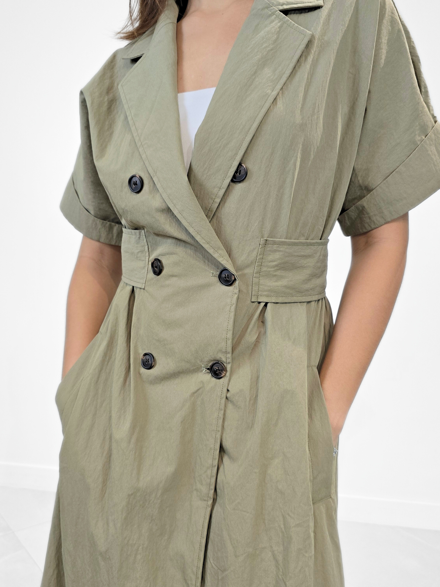 Lana Safari Trench Dress